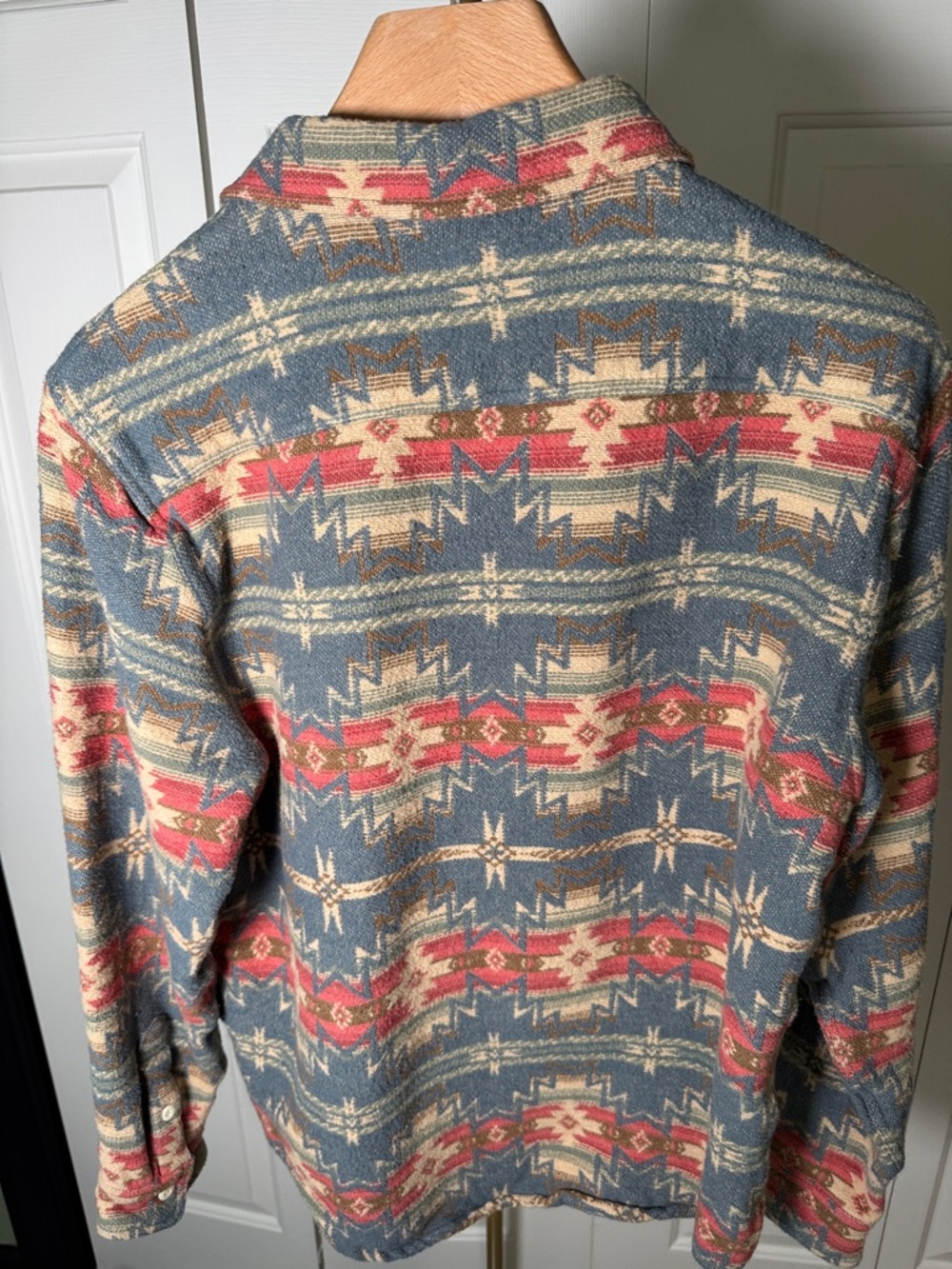 Faherty Geometric Aztec Shirt Jacket - Doug Good Feather collab. - Picture 3 of 3
